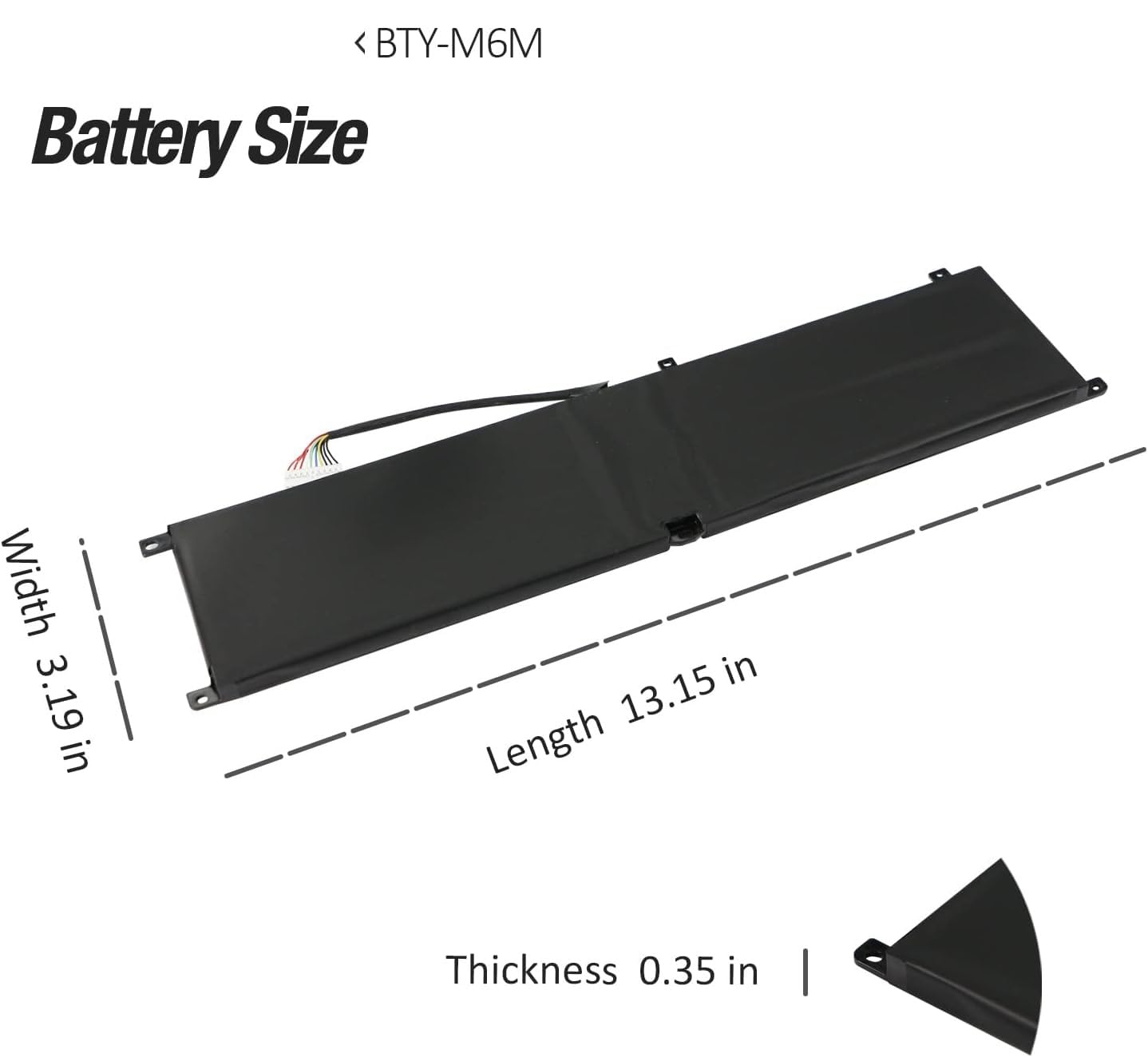Wefly Laptop Battery Compatible for MSI GS66 Stealth 10SF 10SFS