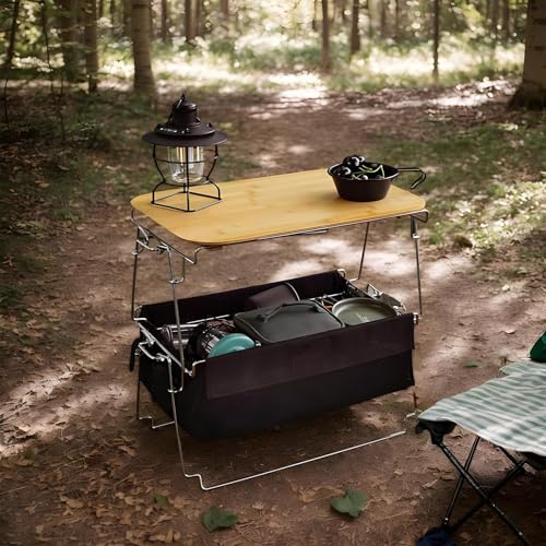Table de camping pliable pour ordinateur portable : emportez votre confort