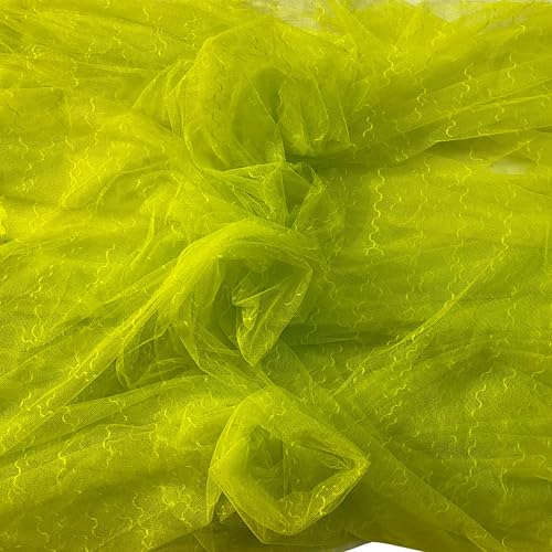 Image of Mosquito Net for King Size Bed & Double Bed, 6x7 ft, Wall /Hook Hanging, Premium Poly-Cotton Blend Fabric Foldable Machhardani (Neon Green - Frame Not Included)