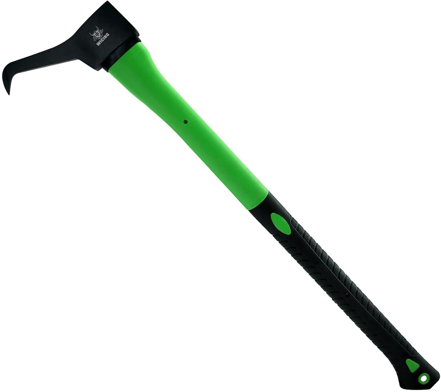 WICING Hookaroon 28 Inch, Pickaroon Forged Steel, with Anti-Slip & Shock Reduction Grip, for Log Lifting and Moving Wood Firewood Tool