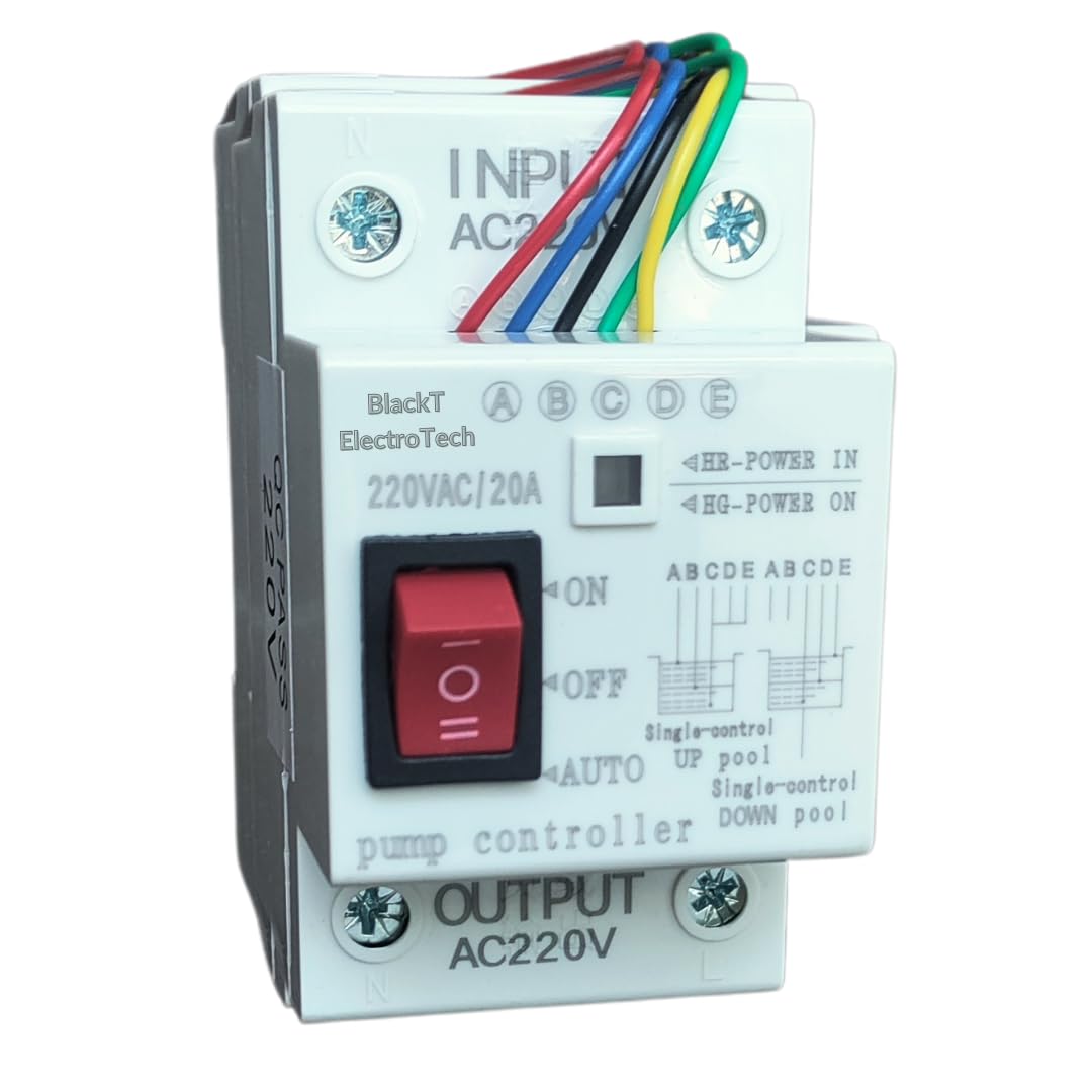 Water Level Controller for Overhead Tank, Automatic, 230V, 10A, with Pump Control (Without Sensor) (B0D2J495VR) Amazon Price History, Amazon Price Tracker