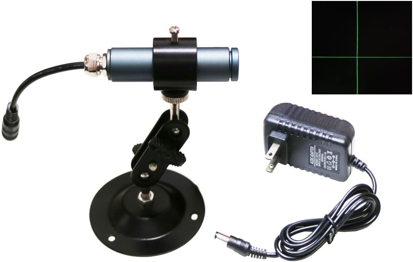 520nm Green Cross Line Light Cross hair Locator Markert for Sawmill Woodworks Alignment Laser Swamp Haunted house Laser Pond 5mw Crosshair Module DC5V