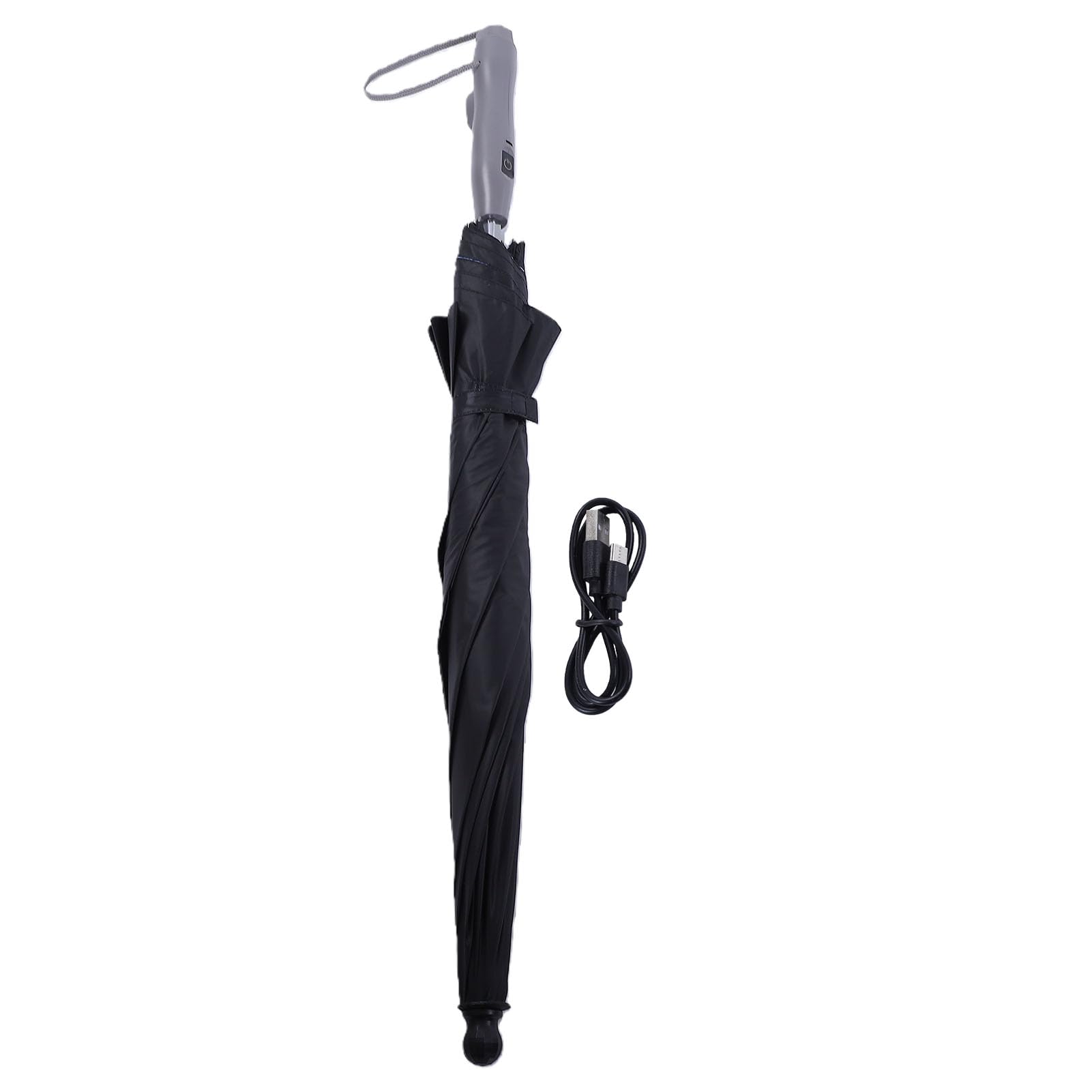 JTLB Tragbarer Ventilatorschirm mit Nebelspray, 3000 MAh Wiederaufladbar für Outdoor-Aktivitäten, Strand, Spaziergänge, Sport