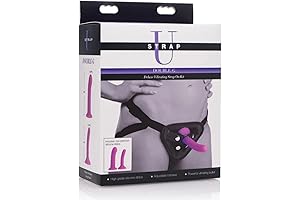 Strap U Double G Deluxe Vibrating Strap On Kit