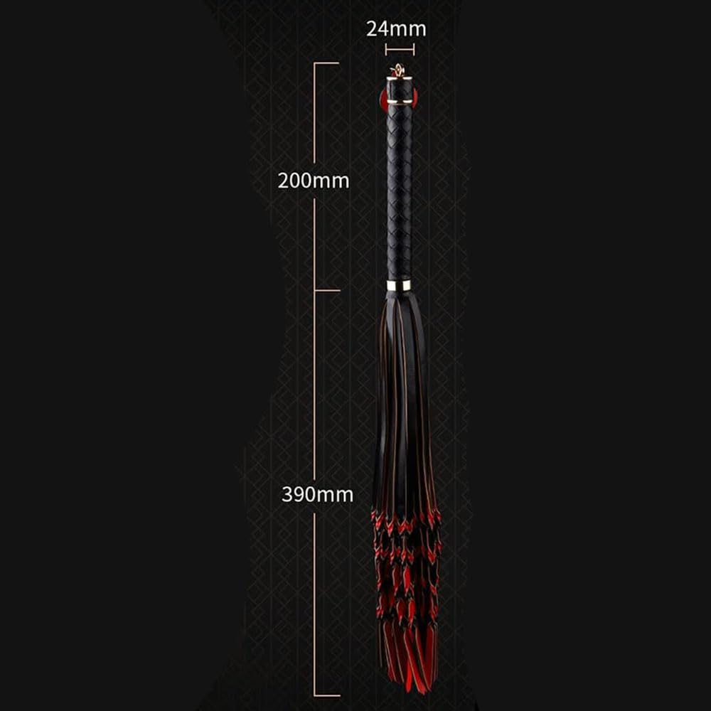 Handgefertigte Lederpeitsche Spanking Hochwertiges Leder Quastenpeitsche Massage Sm Leder Slave Flogger Peitsche Bdsm Sex Spielzeug Sklave Paare Erwachsene Frauen Sie Schmerzen Sex Spielzeug Zubehör