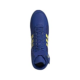 adidas Men\'s HVC Wrestling Shoes, Royal Blue/Yellow/Black, 15