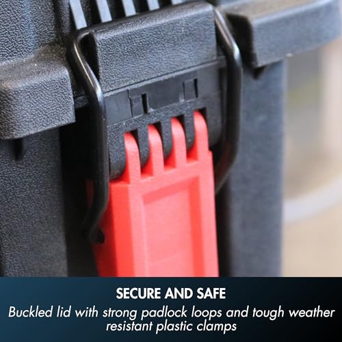 Challenger | Pro Stack Modular Tool Box Set of 3-120 Kg Load Capacity (80 Kg with Telescopic Handles) | Stackable Tool Boxes on Wheels (7") | Durable, Space-Saving Professional Tool Storage - Image 5