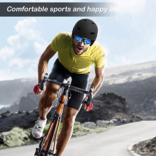 Vihir Adult Water Sports Helmet with Ears - Adjustable Multi Bike Skating Skate Skateboard Scooter Surf Snow Men Women Dial Helmet - Thumbnail 7