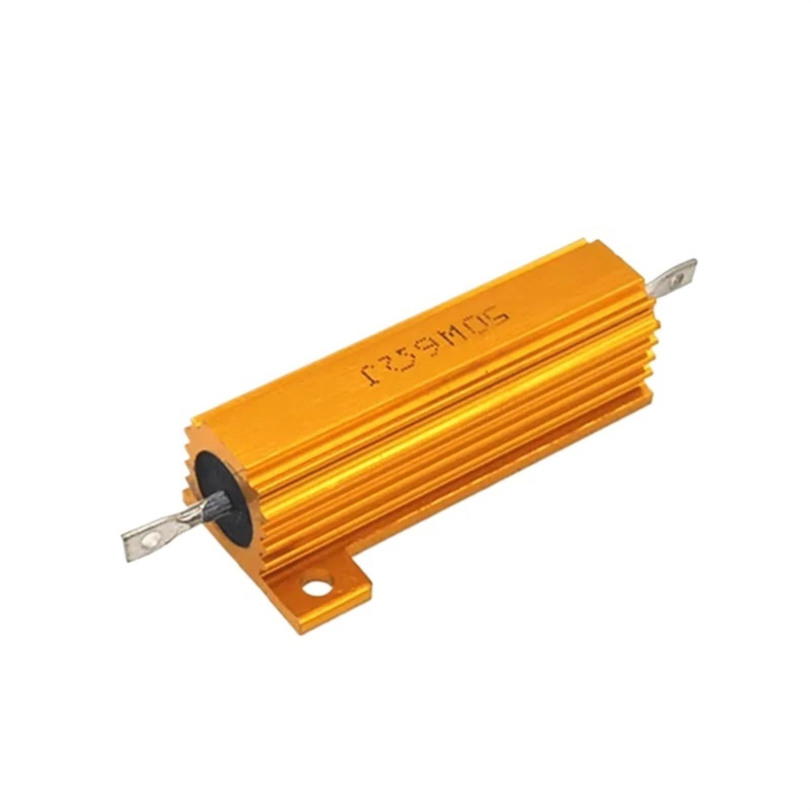 Résistance 30 Ohm 50W RX24 en aluminium doré pour dissipation thermique efficace en lot de 10