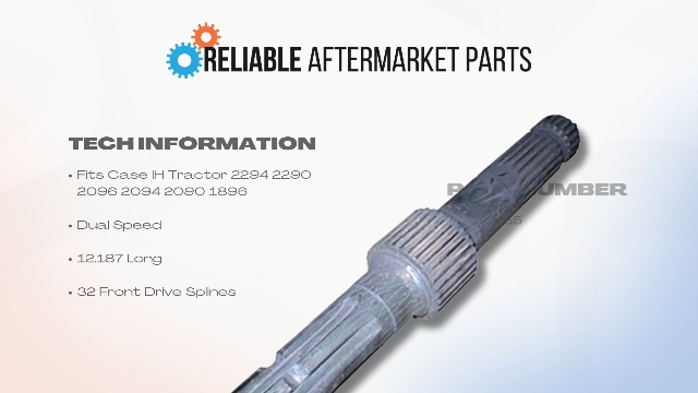 Amazon.com: Dual Speed PTO Shaft A140655 Fits Case IH Tractor 2294