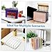 OSALADI Transparent File Storage Rack Multi Functional Desktop Organizer for Office Supplies Modern Design Easy to Use for Home Office Shop and Bookstore Storage