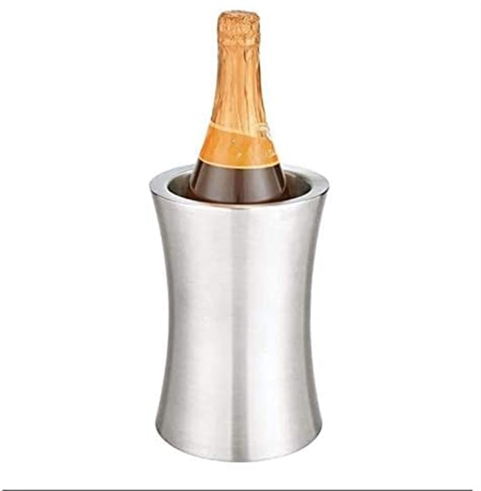 Doppelwandiger Weinkühler aus Edelstahl, hält stundenlang kalt Weinkühler Chiller Champagner Bier Eiskübel