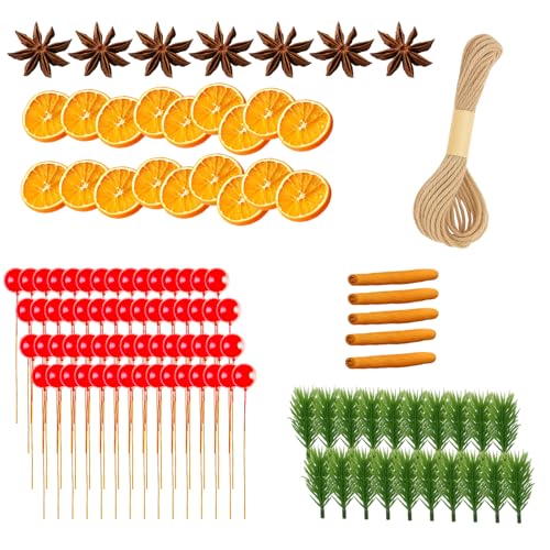111 Stück Weihnachten Deko Mit Getrocknete Orangenscheiben,...
