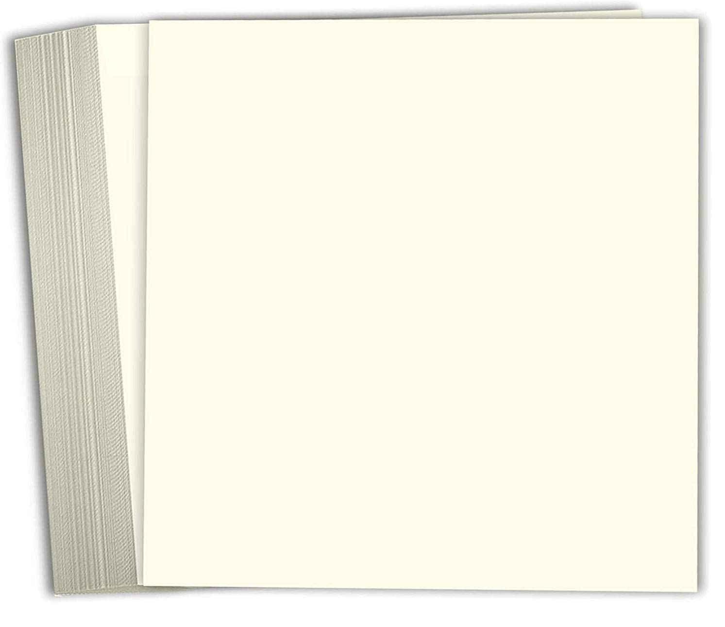 Hamilco Papier do scrapbookingu 12 x 12 kremowy karton 45 kg okładka – opakowanie 25 szt