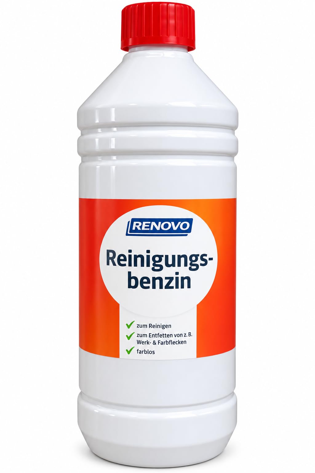 1 Liter RENOVO Reinigungsbenzin (Waschbenzin) Auto & Motorrad