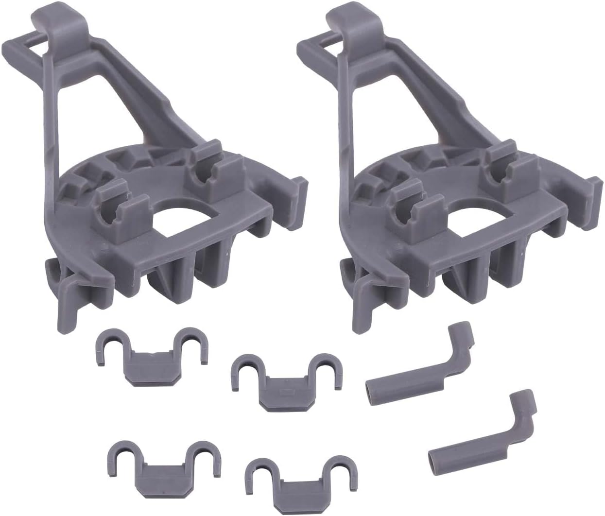 428344 418499 Dishwasher Lower Rack Clips Replacement Parts Fit for Bo-sch | Replaces 00428344 AP5263608 00418499 00420199 420199, Bottom Wheels