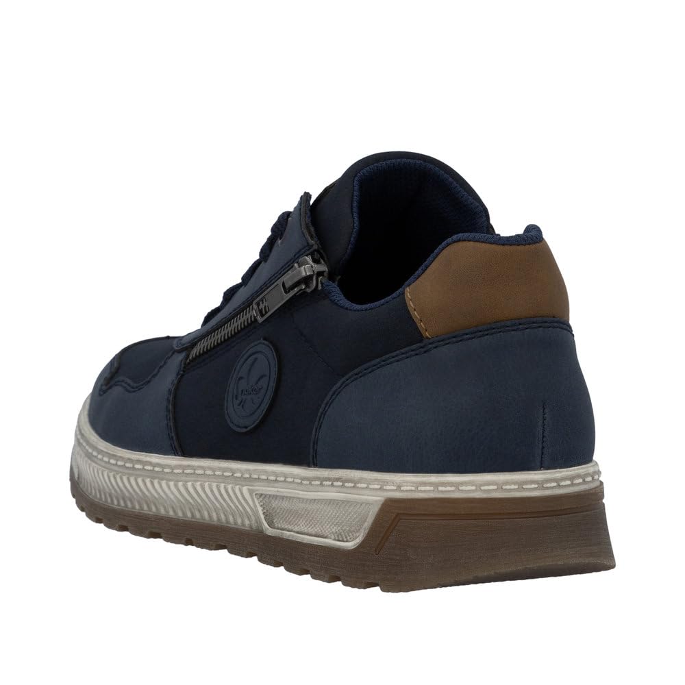 Rieker 37029-14 Herren Schnürschuh Synthetik blau blau