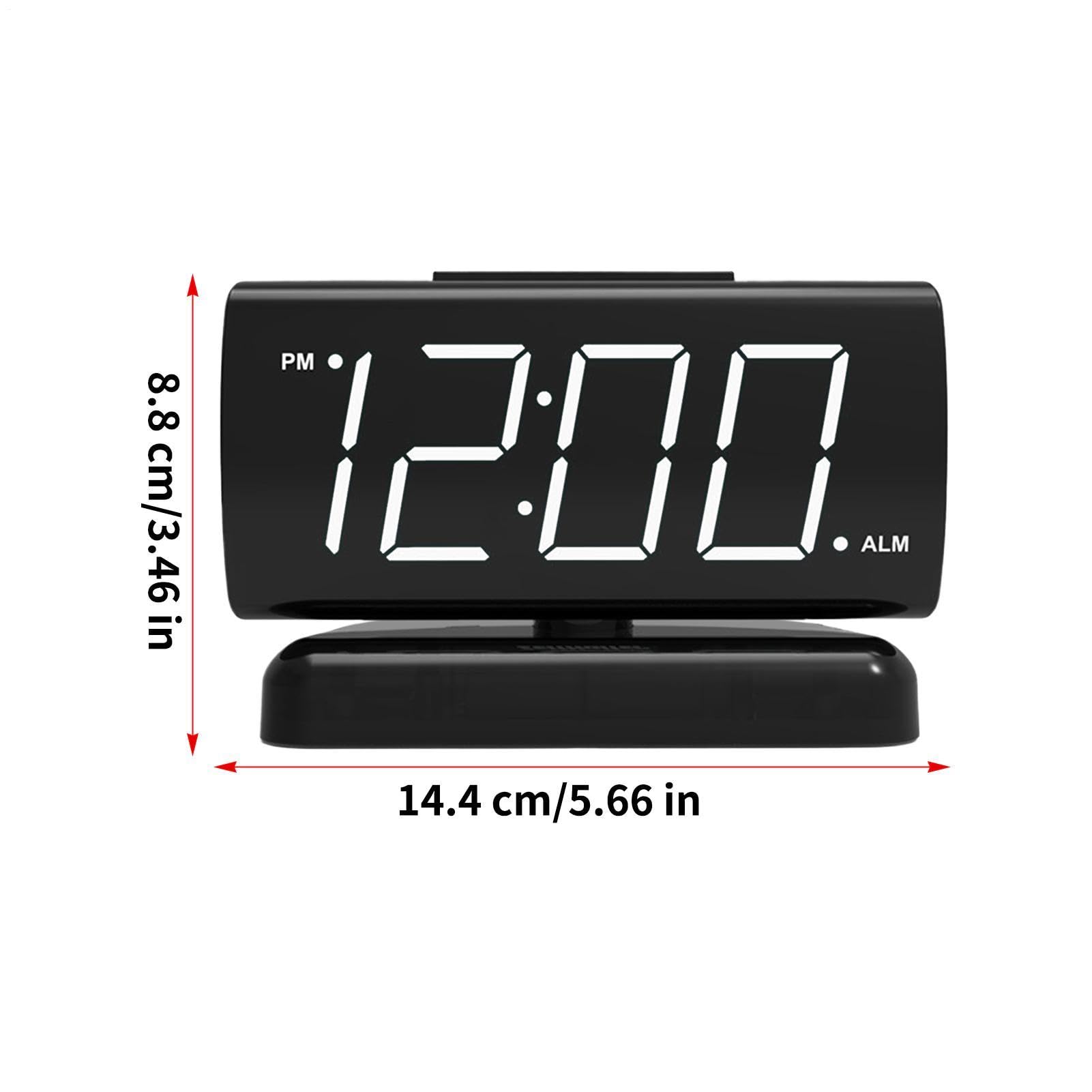 Orologi digitali per camera da Sveglia da scrivania LED rotabile con