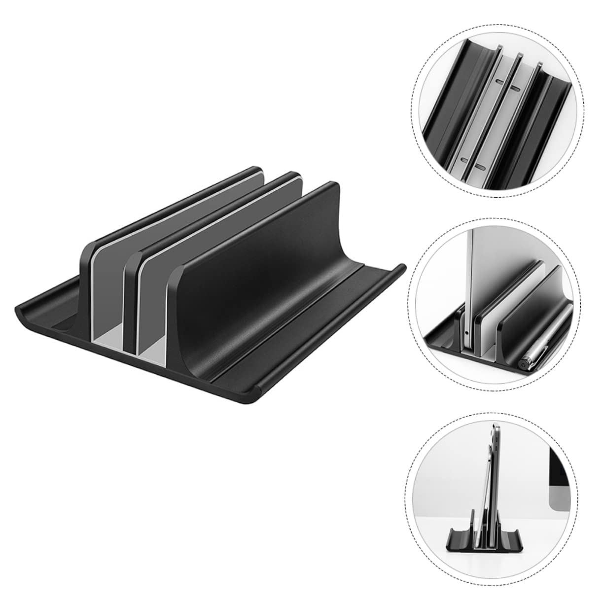 Rack Di Raffreddamento Per Laptop in Lega Di Alluminio Supporto Verticale Per Laptop Per Casa Ufficio
