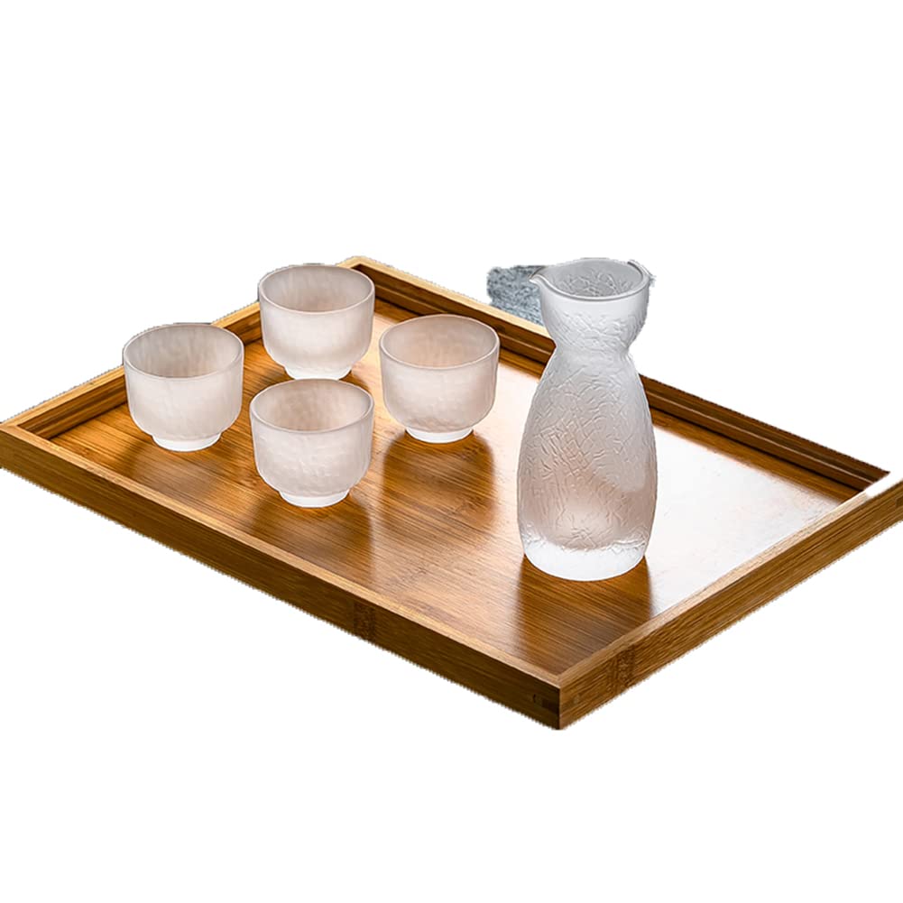 Amazon.co.jp: 日本酒水差しセットワイングラスクリスタル酒ポット 