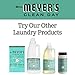 MRS. MEYER'S CLEAN DAY Dryer Sheets, Fabric Softener, Reduces Static, Infused with Essential Oils, Basil, 80 Count