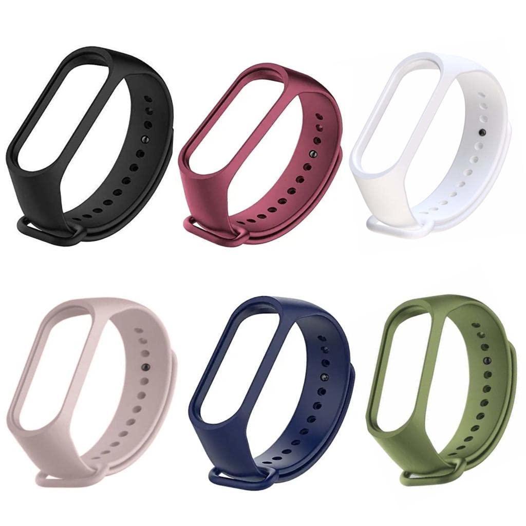 INEFABLE Mi Band 3 and 4 Straps Original for Mi Band M3 and M4 Wristband Strap Soft Silicone Adjustable Band Strap — Amazon image 10
