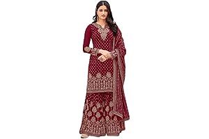 Ready to Wear Maroon Suit for Women: Stunning Ethnic Wear for Occasions