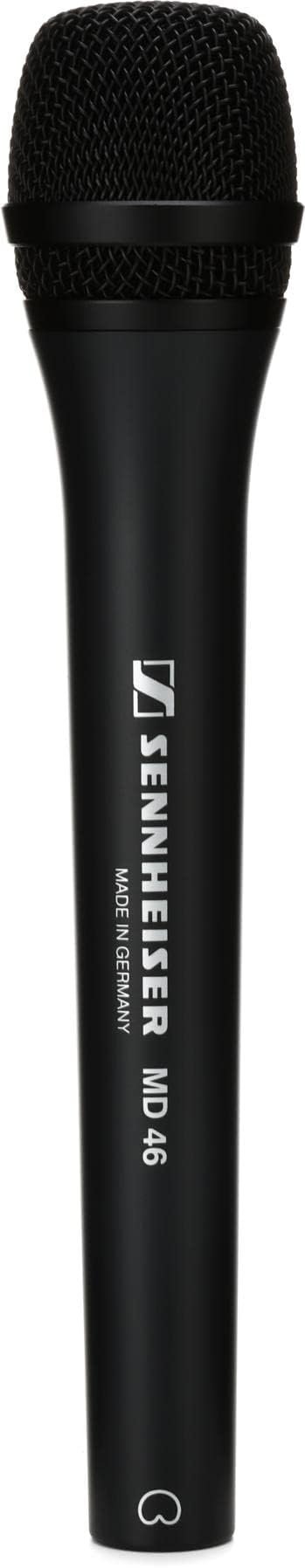 MD 46 cardioid interview microphone,Black