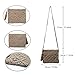 Imagen de oukesin Bolso de hombro pequeño con borlas hechas a mano de macramé de algodón para mujer