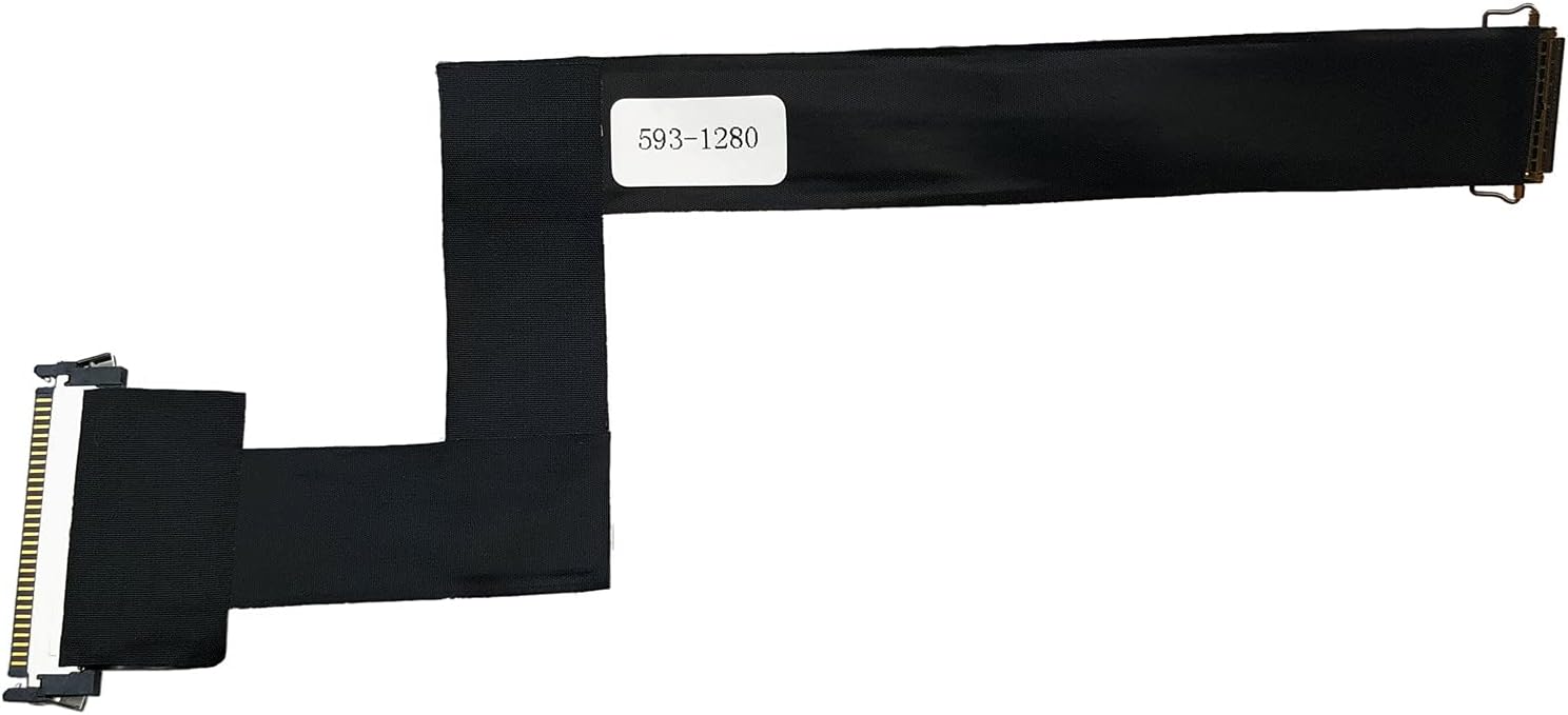 IROMEHONY LCD Screen Display eDP LVDS Cable Replacement for 593-1280 Fit for A1311 21.5" iMac 2009-2010 922-9497