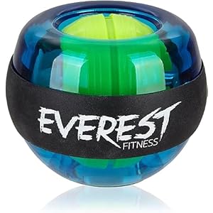 EVEREST FITNESS Gyroscope – Gyro Ball for Wrist Strengthening & Training – Light Up Gyroscopic Hand Exercise Balls