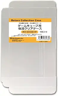 3Aカンパニー GC用 レトロコレクションケース ゲームキューブソフト 保護ケース 5個入 RCC-GCCASE-5P | ゲームキューブ用クリアケース ソフトケース採用で大切なゲームソフトをキズやスレからやさしく保護 カセットの収納カバーですっきり整理・保管