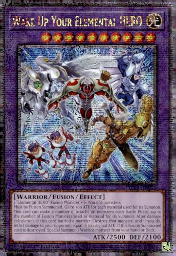 Wake Up Your Elemental Hero - MP24-EN018 - Quarter Century Secret Rare - 1st Edition