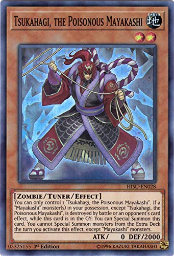 Yu-Gi-Oh! - Tsukahagi, The Poisonous Mayakashi - HISU-EN028 - Hidden Summoners - 1st Edition