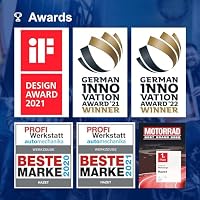 HAZET Winkel-Schraubendreher-Satz 829KK/7 I 7-teiliges Werkzeug-Set, Abtrieb: Innen-Sechskant, ergonomischer HAZET 1-Komponenten-T-Griff, mit Kugelkopf für Handbetätigung – Ansicht 4