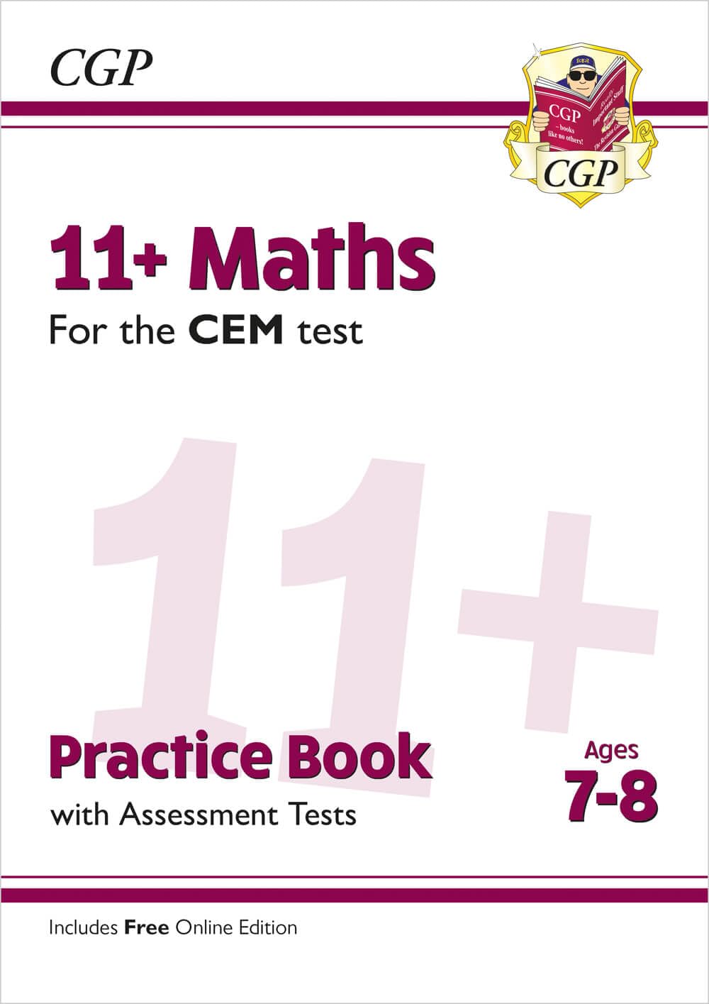 New 11+ CEM Maths Practice Book & Assessment Tests - Ages 7-8 (with Online Edition) (CGP 11+ CEM)