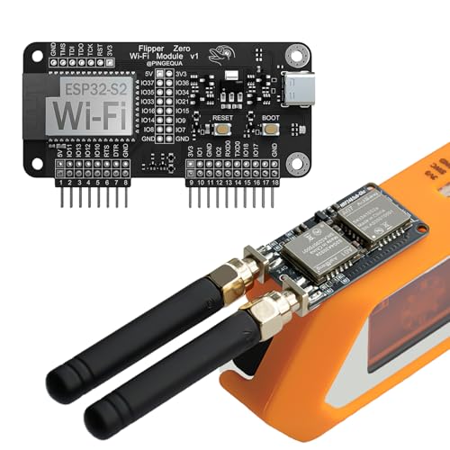 Flipper Zero Wireless Expansion Bundle | Includes WiFi Dev Board & Mini NRF24 + CC1101 2-in-1 Module | Supports Marauder, MouseJacker, RF Sniffer | Plug and Play | GPIO Add-on