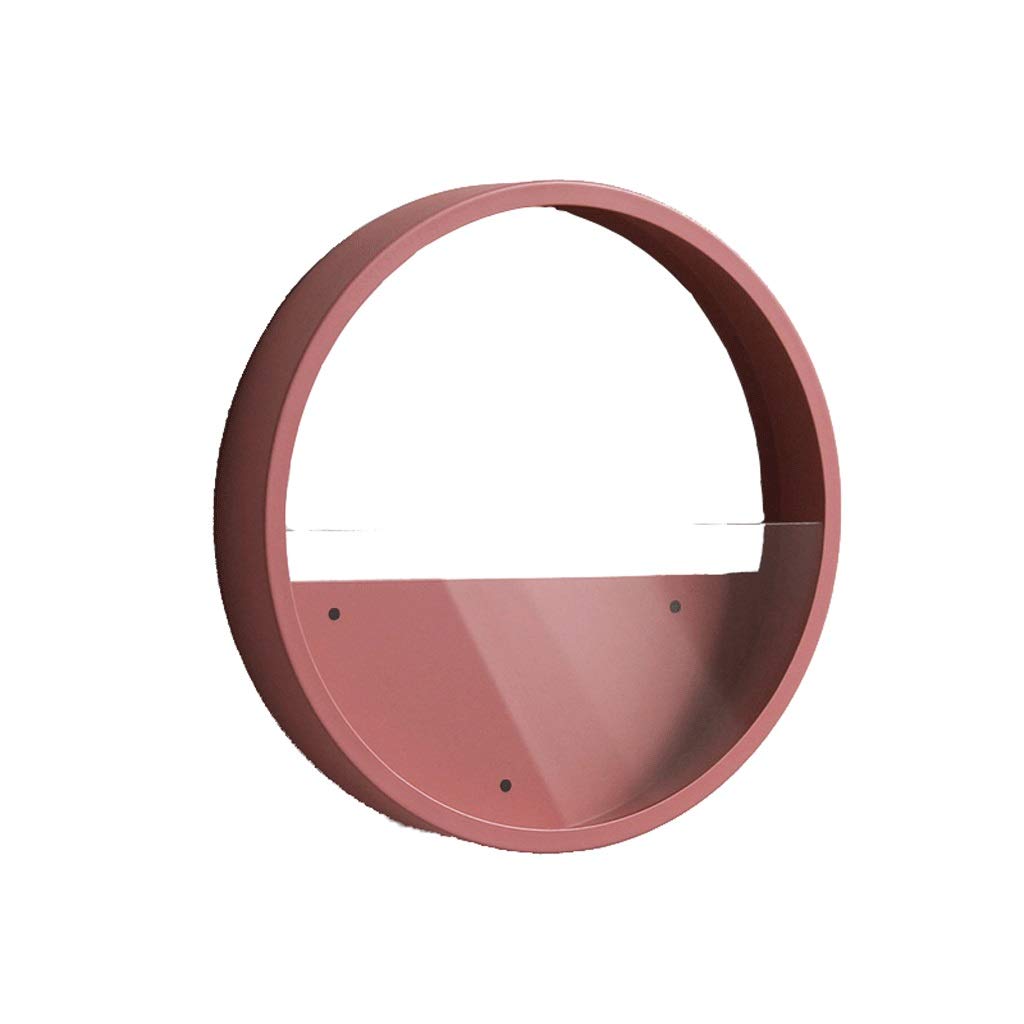 Seaux hanging planteur rouge de forme ronde pour planteur mural L