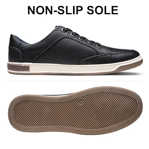 Image of Jousen Men's Fashion Sneakers Classic Retro Casual Shoes for Men Breathable Business Dress Sneaker