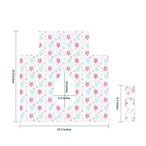 Produktbild von ZKGYUS Einweg Toilettenauflagen 40x48 Cm – 10 Stück, Vlies + PE, Hygienisch, Rutschfest, Für öffentliche WC’s, Einzeln Verpackt