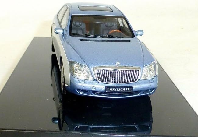 Amazon.co.jp: AUTOart 1/43 Maybach 57 2002 Blue Silver Daimler
