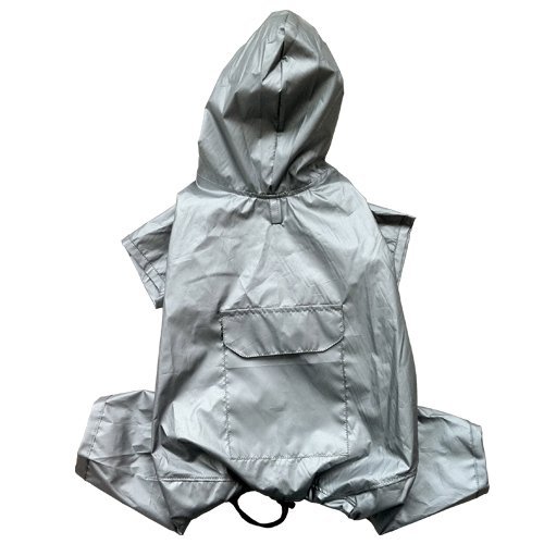 Doggydolly Reincoat Silver 2 Legs für schlechtes Wetter