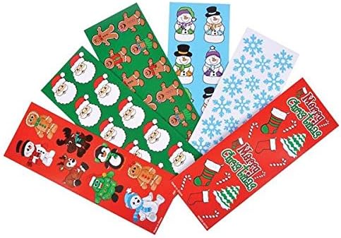 Rhode Island Novelty Holiday Sticker Assortment 100Pc