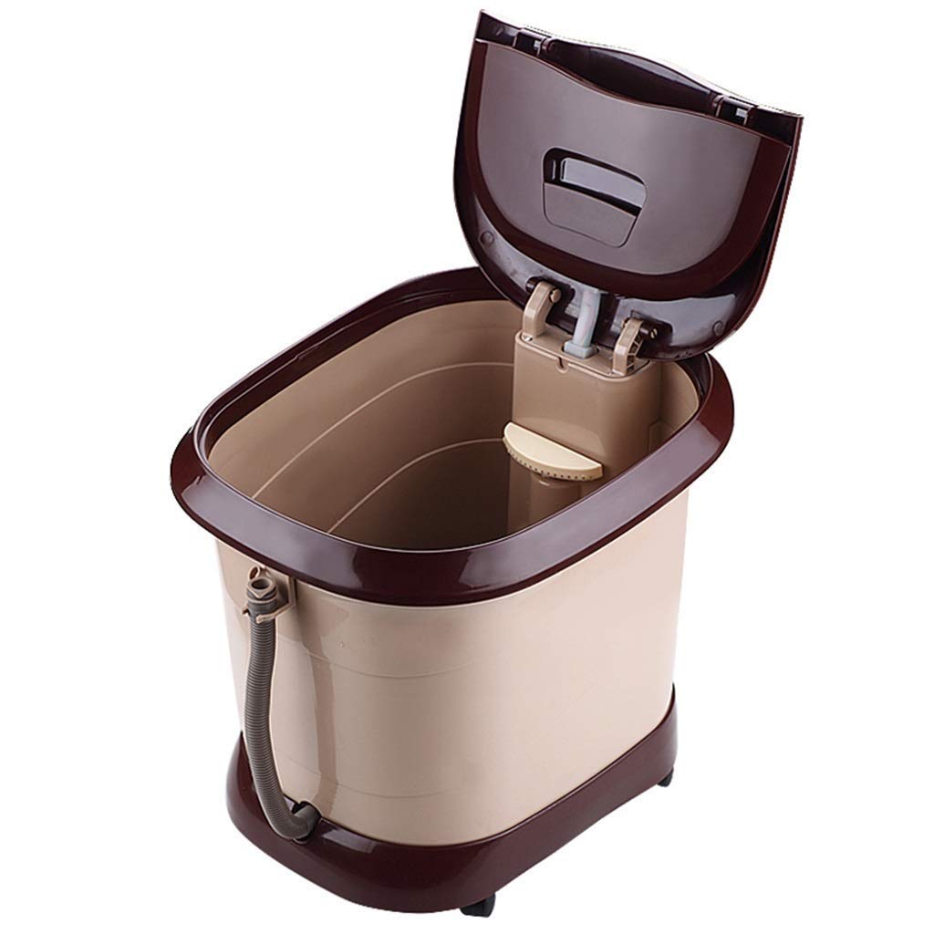 Masajeador de Baño de Spa para Pies con Calor - Máquina Masajeadora de Pies Bañera de Remojo | Cuenta con Vibración, Spa, Rodillo, Modo de Masaje | Los Rodillos Del Nodo de Presión Alivian el Estrés d