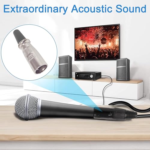 Image of MX 3 Pin XLR Microphone Connector pin Pure Copper Nickel Plated Pins1 for High Conductivity microphone (4-Pin XLR Male, 1881 PACK OF 4, Male Connector)