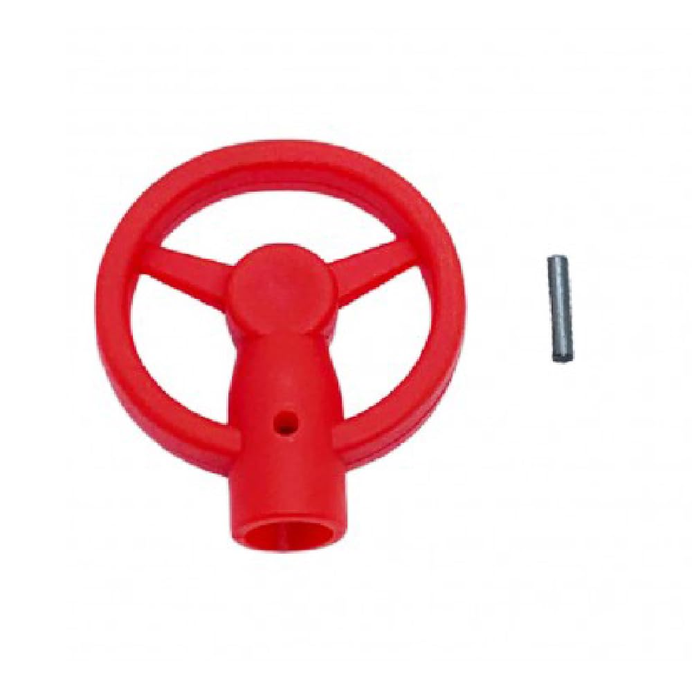 SALPIE Testa di ricambio per Chiave Antifurto Block Shaft Portachiavi PVC Rosso