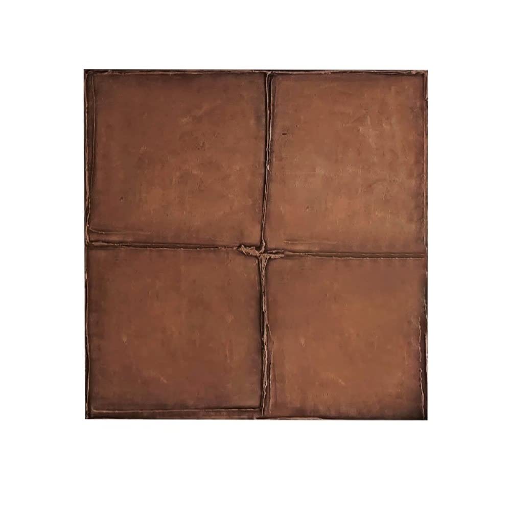 Peinture Wabi-Sabi abstraite marron pour décorer un bureau ou une chambre de villa moderne