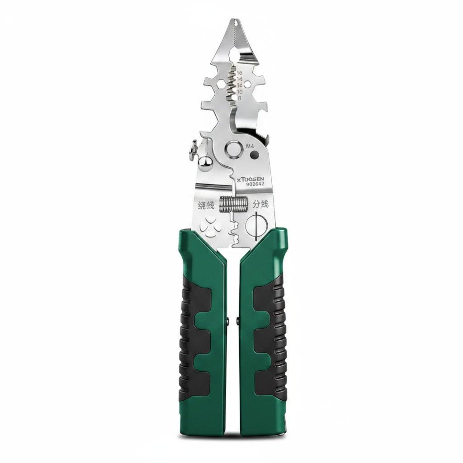 Multifunction Wire Shearer Built-in Electrical Tester Folding Wire Shearer Sharp Cutting Edge Electrical Test Pen Pliers for Electricians | Pliers | Hand Tools | Tools-picture-24