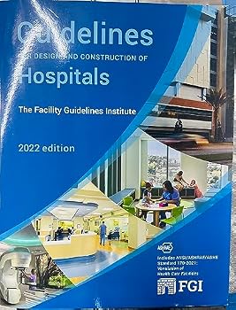 Paperback 2022 FGI Guidelines for Design and Construction of Hospitals Book