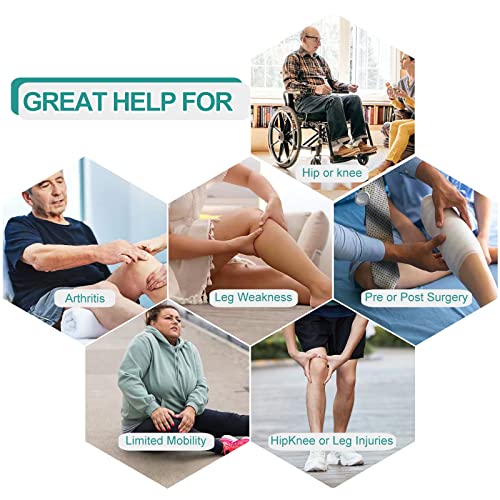 42 inch long leg lifterleg strap with large foot loopleg lifter after hip replacement for hip kit for seniorsknee replacement recovery aids